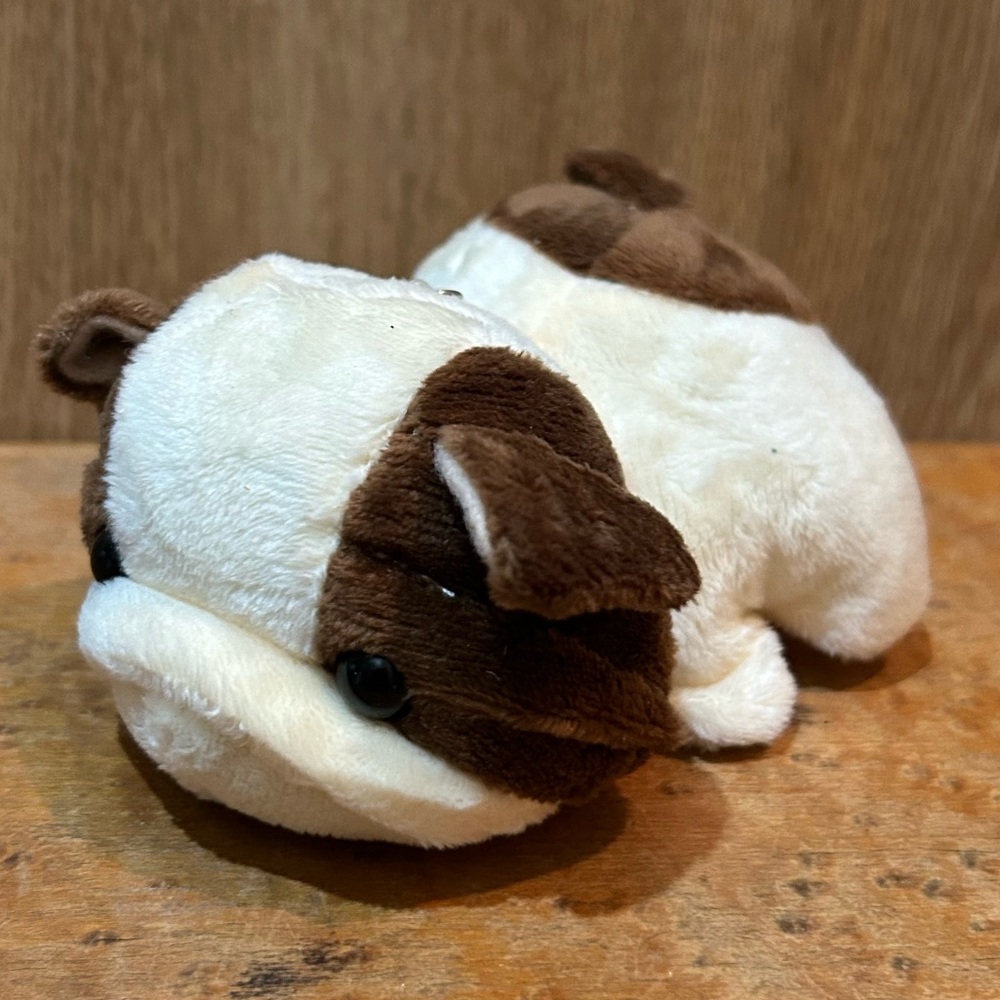 Bulldog Plush Keychain 4” Dog With Red Collar Frenchie French Backpack Clip